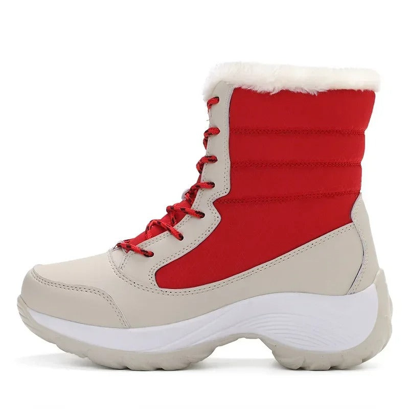 Bottes de neige d'extérieur à plateforme pour femmes