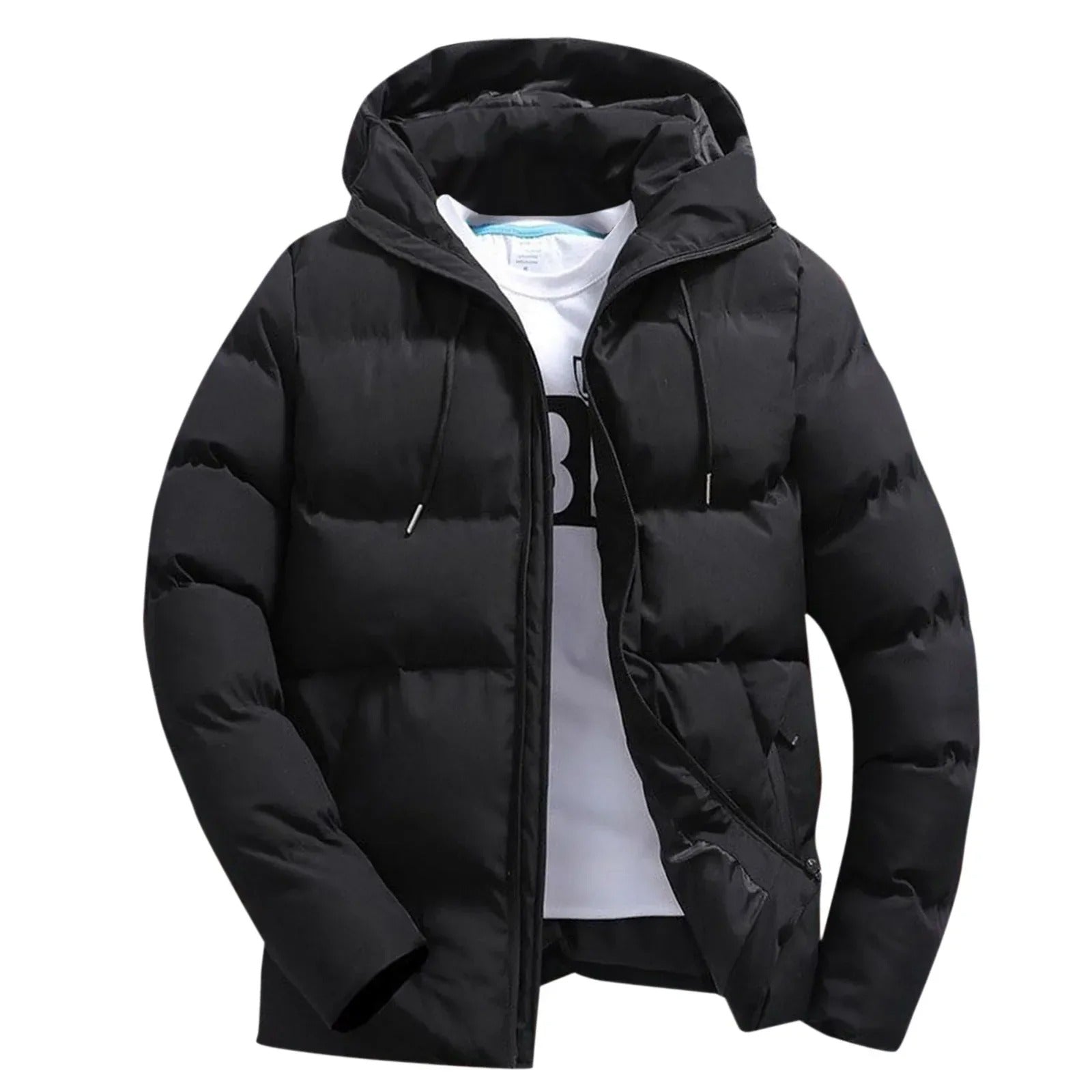 Veste chaude à capuche pour hommes