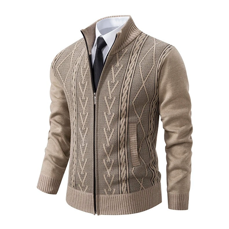 Pull en cachemire tricoté pour hommes
