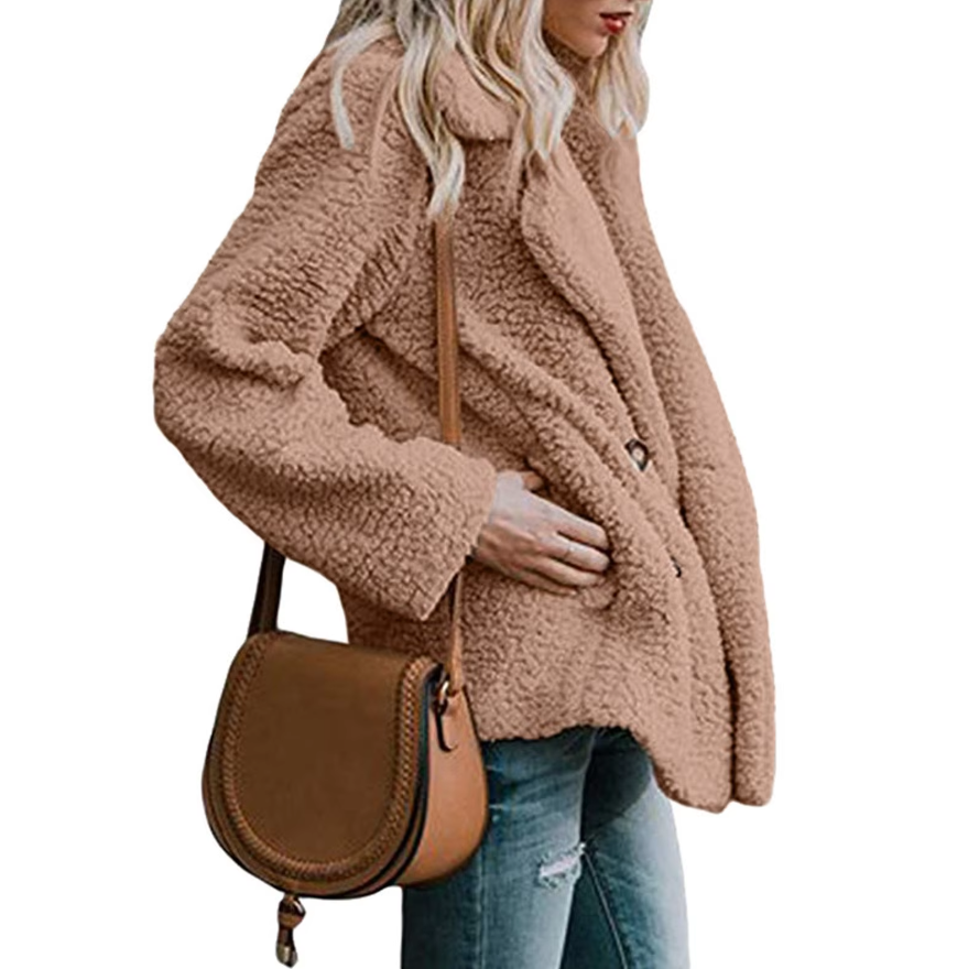 Veste molletonnée surdimensionnée pour femmes