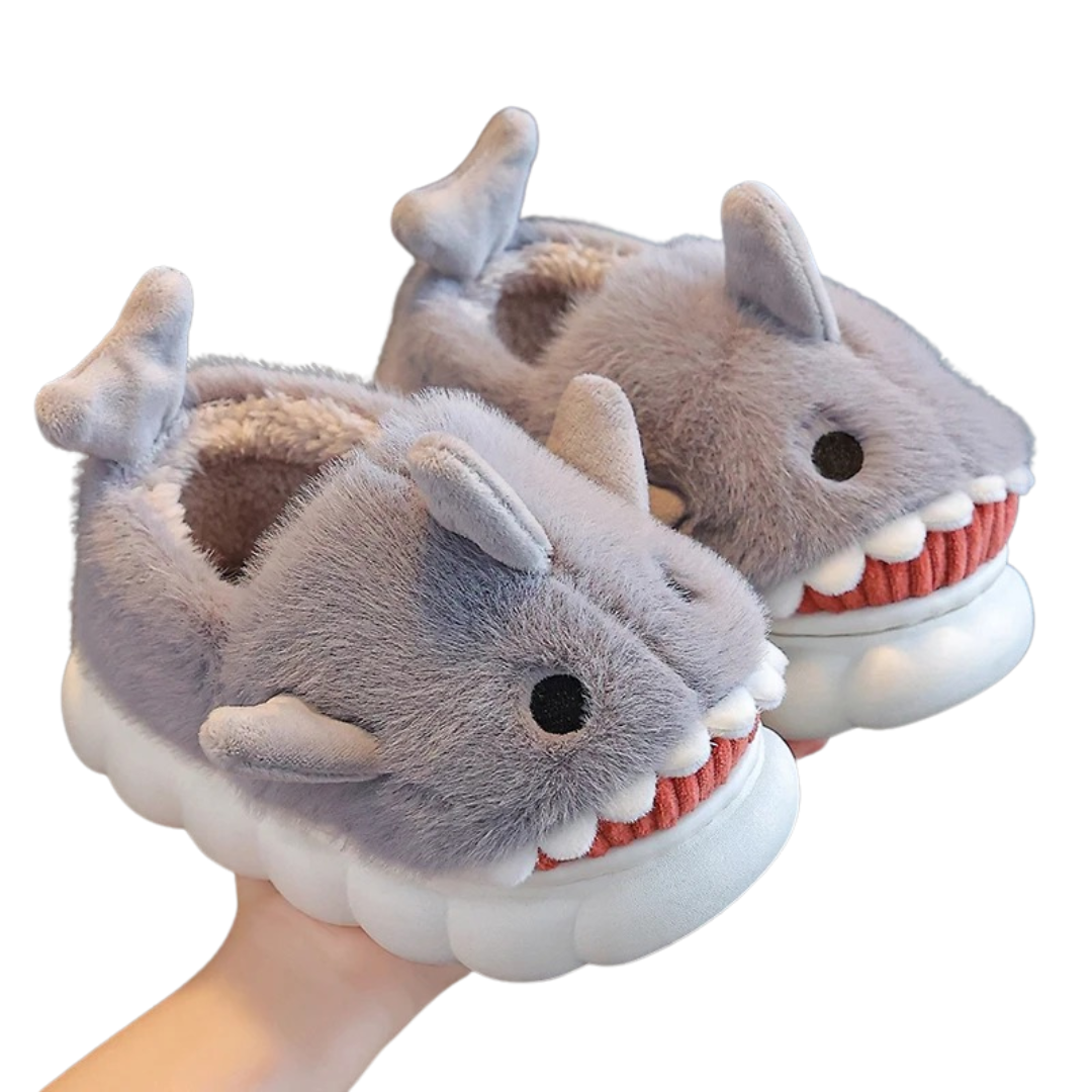 Chausson requin antidérapant pour enfants