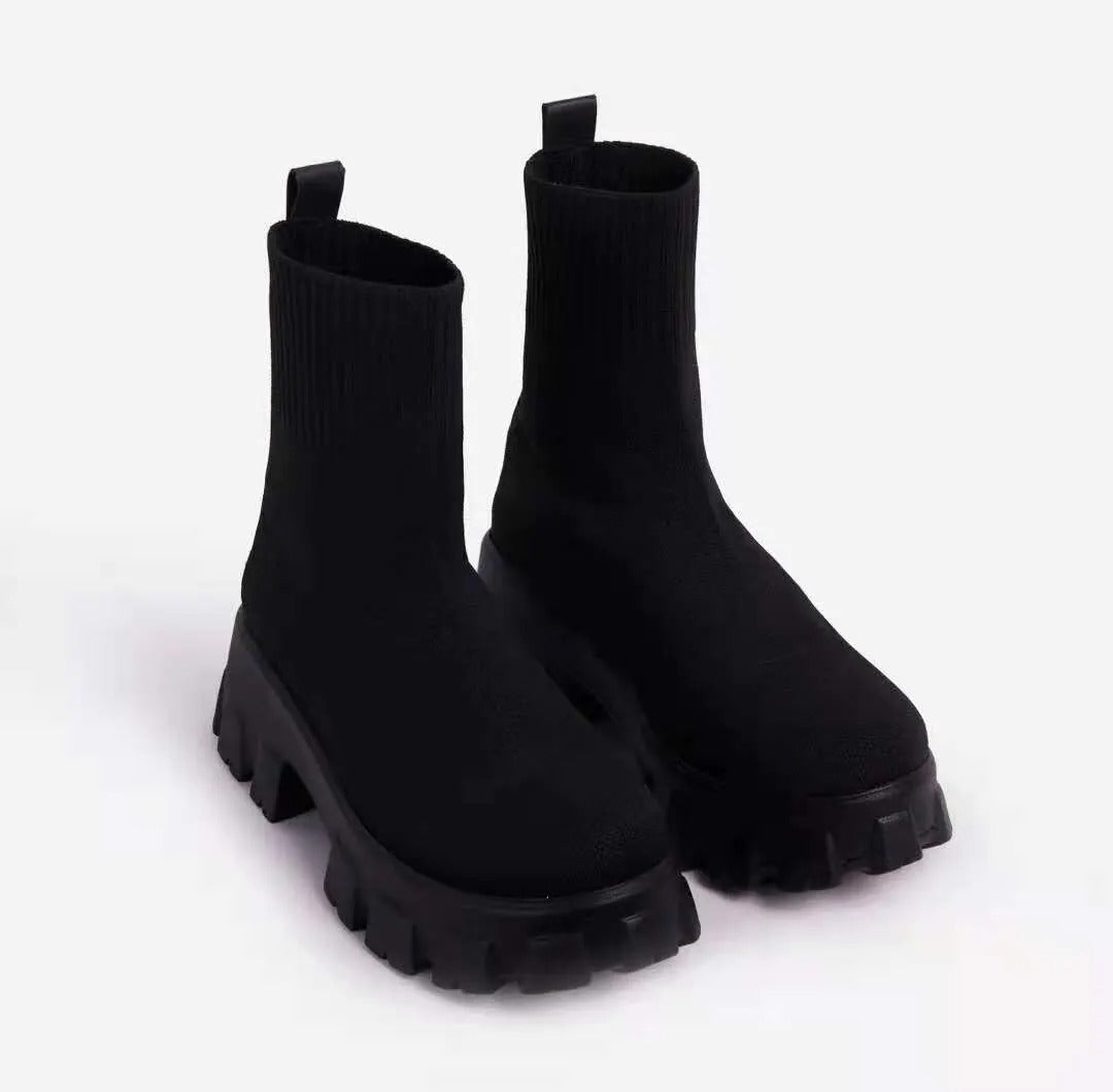 Chaussures décontractées à semelles épaisses pour femmes