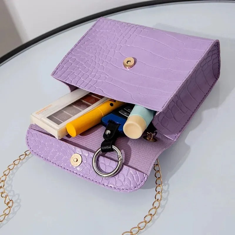 Sac à bandoulière à chaîne chic pour femmes