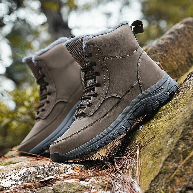 Bottes de neige avec fourrure pour hommes