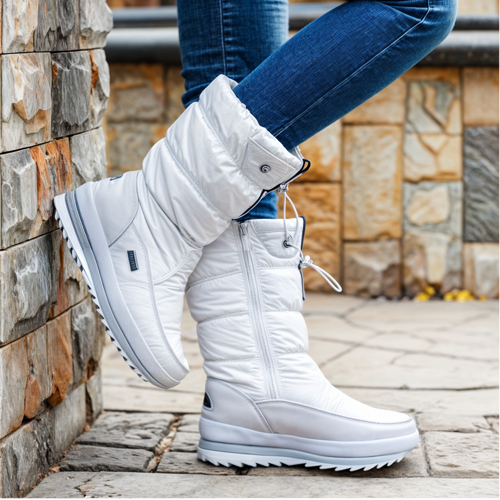 Bottes d'hiver en peluche épaisse pour femmes