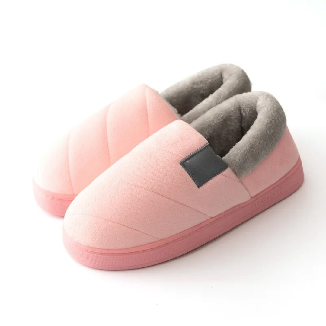 Chaussons en fourrure antidérapants pour hommes