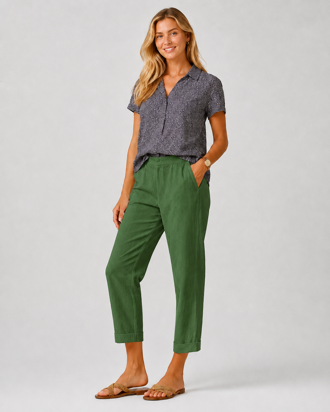 Pantalon léger pour femmes style décontracté