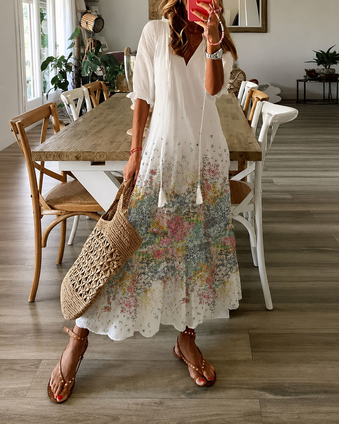 Robe longue maxi pour femme