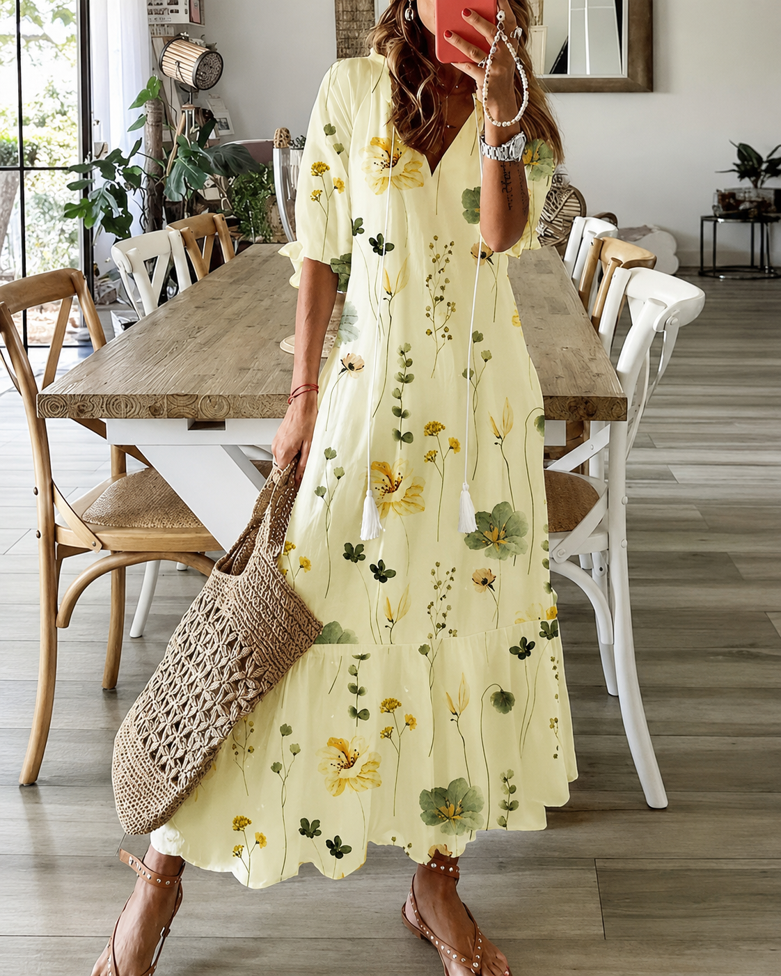 Robe longue maxi pour femme
