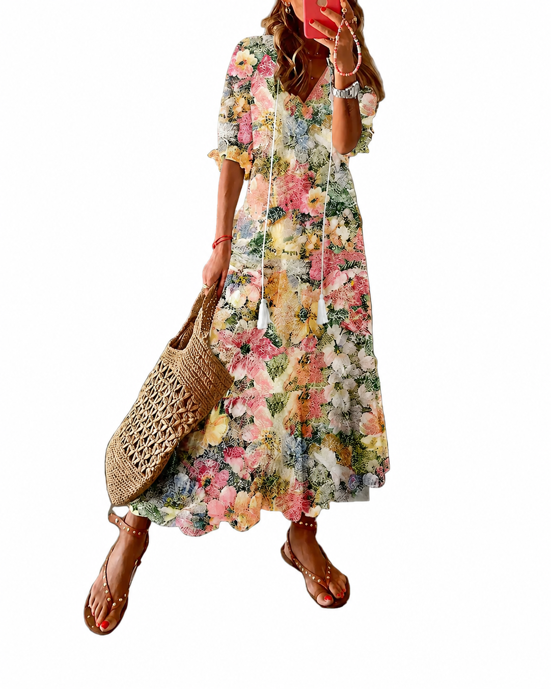 Robe longue maxi pour femme