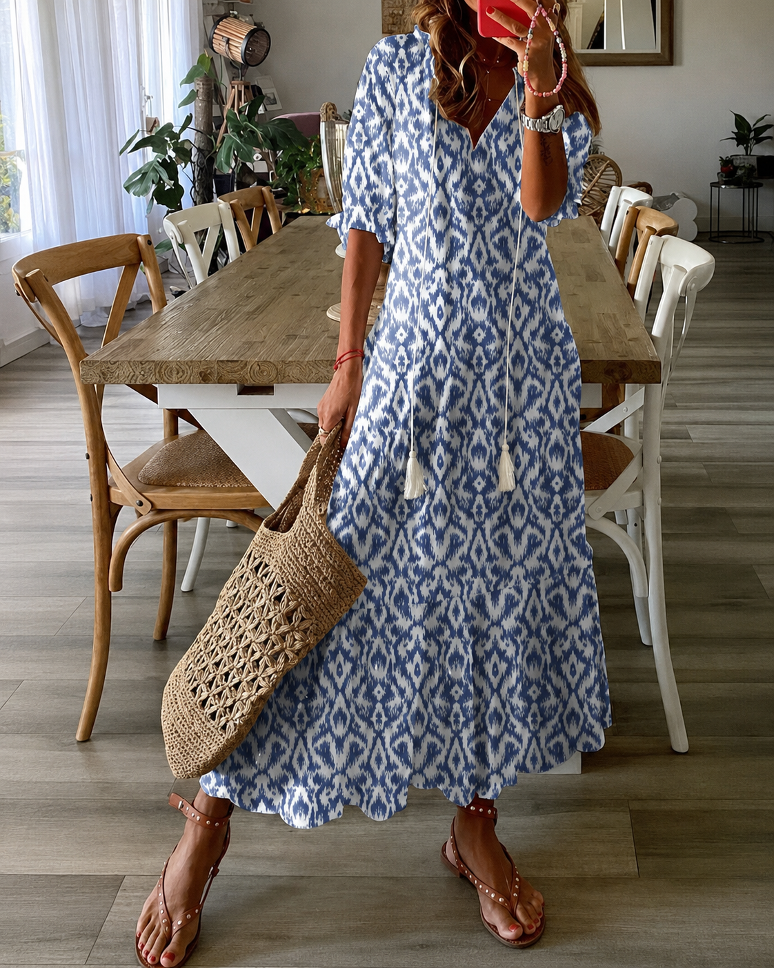 Robe longue maxi pour femme