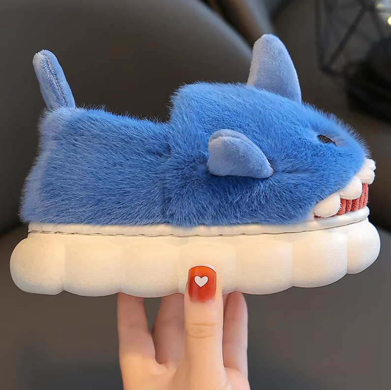 Chausson requin antidérapant pour enfants
