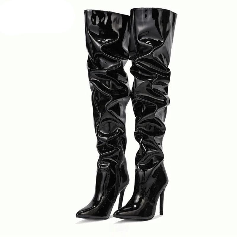 Bottes à hauteur du genou pour femmes