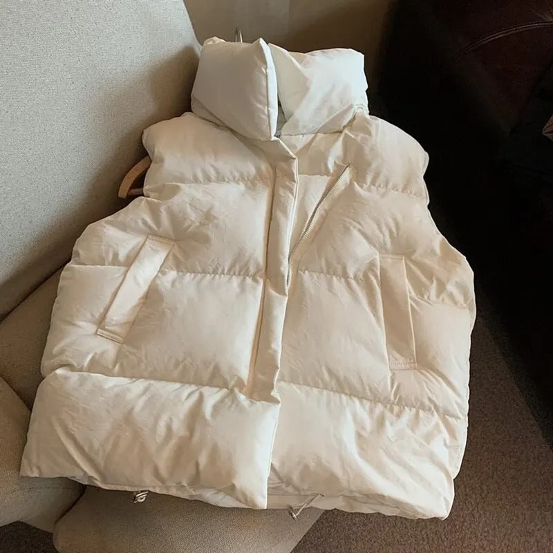 Gilet en duvet chaud pour femmes