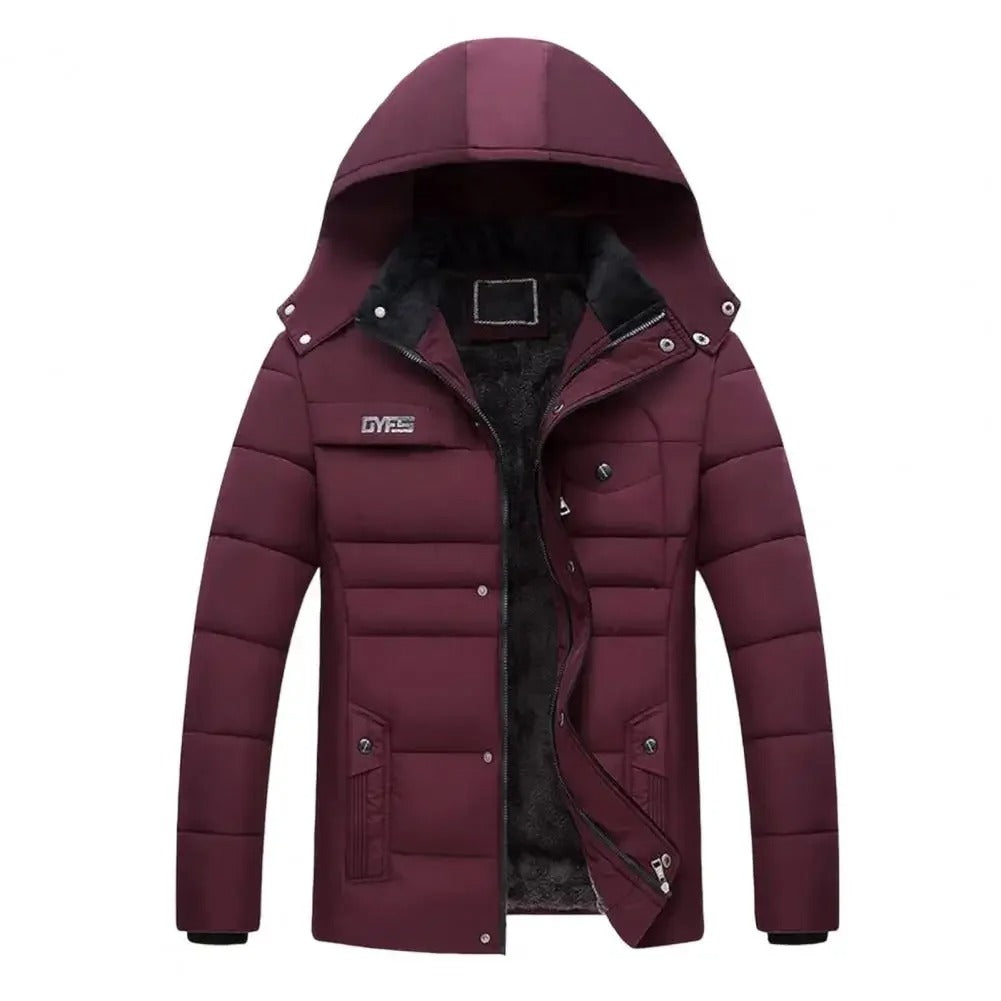 Veste thermique à capuche pour hommes