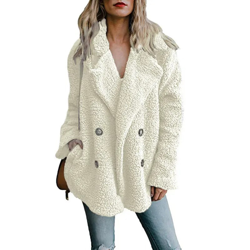 Veste molletonnée surdimensionnée pour femmes