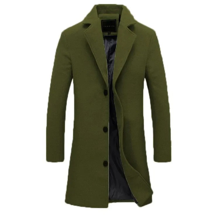 Manteau d'affaires ajusté pour hommes