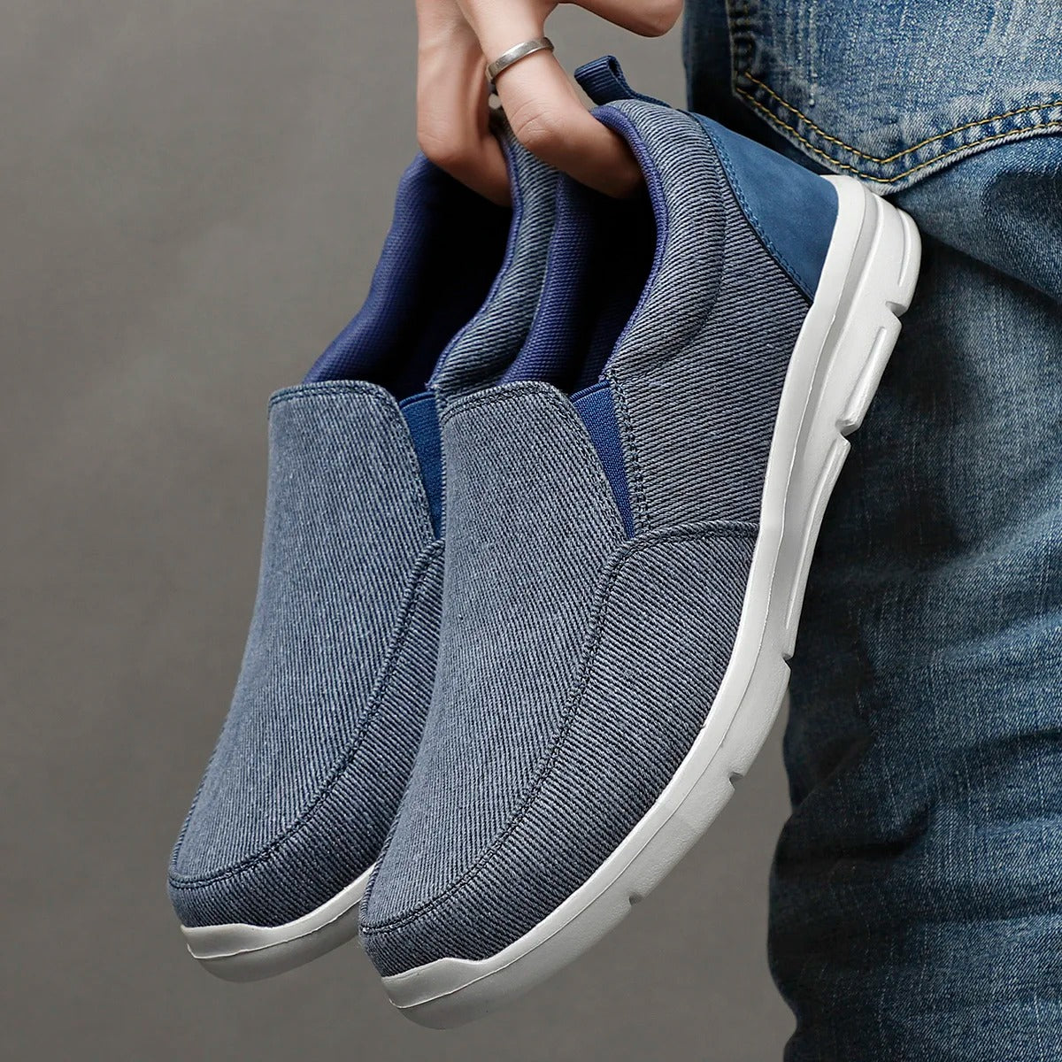 Chaussures d'été en toile pour hommes