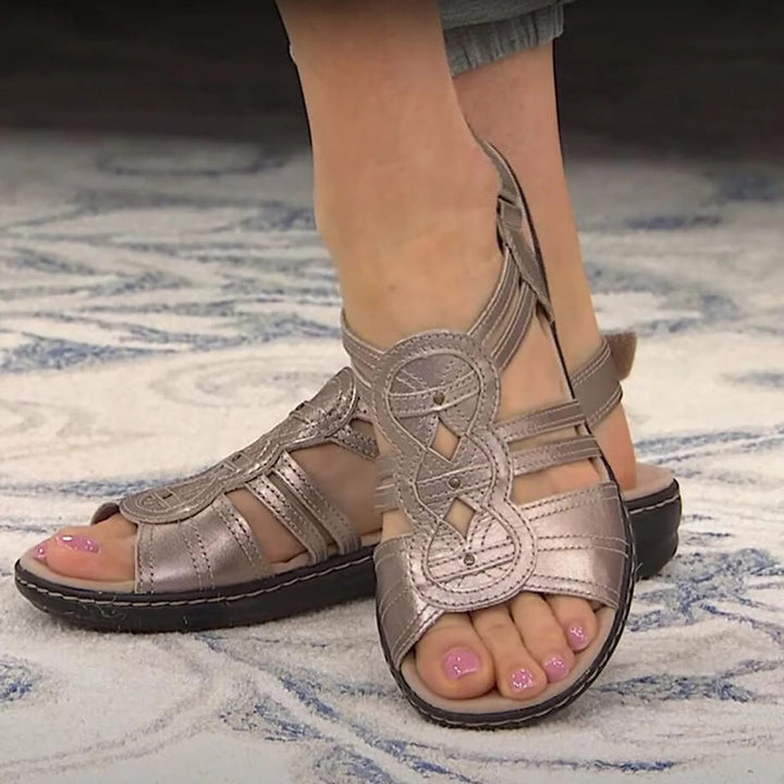 Variant image for Sandales Femme Ergonomiques en Cuir Élégantes-37