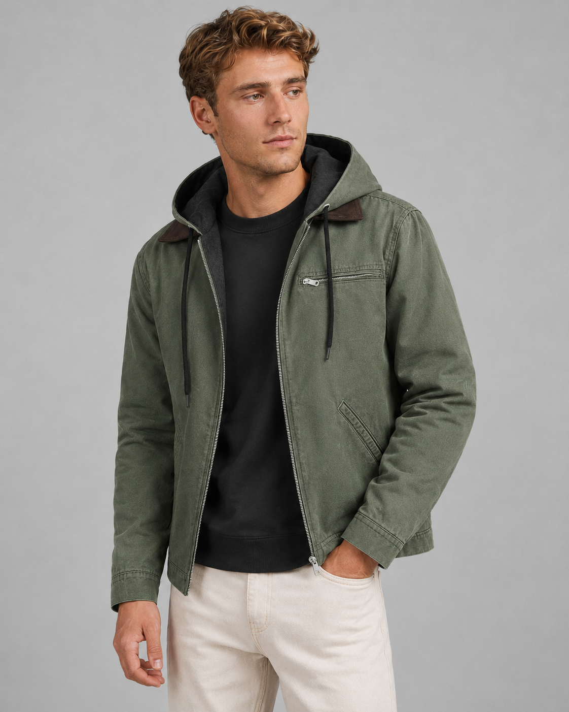 Veste Bomber d'Hiver pour Hommes Style Moderne