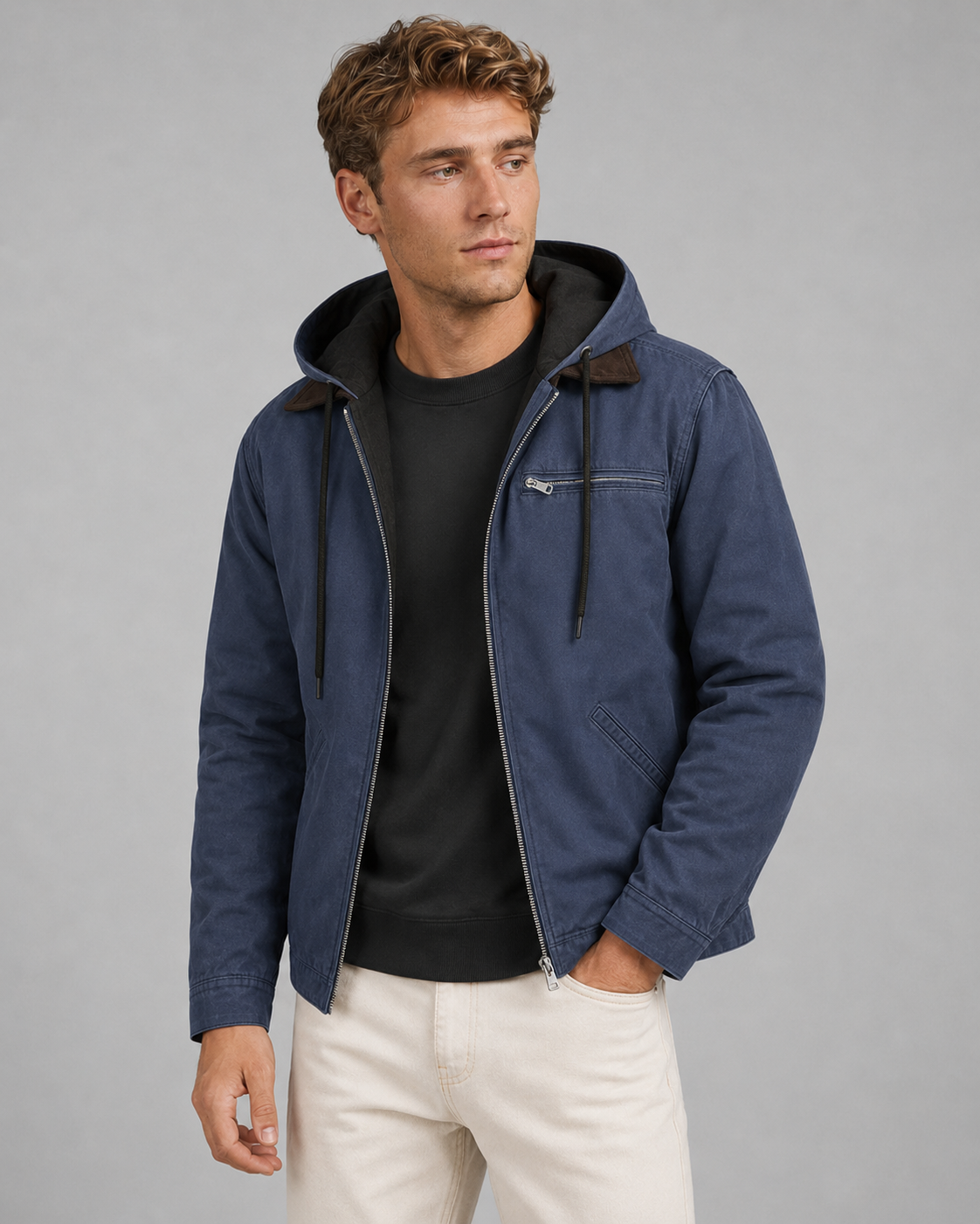 Veste Bomber d'Hiver pour Hommes Style Moderne