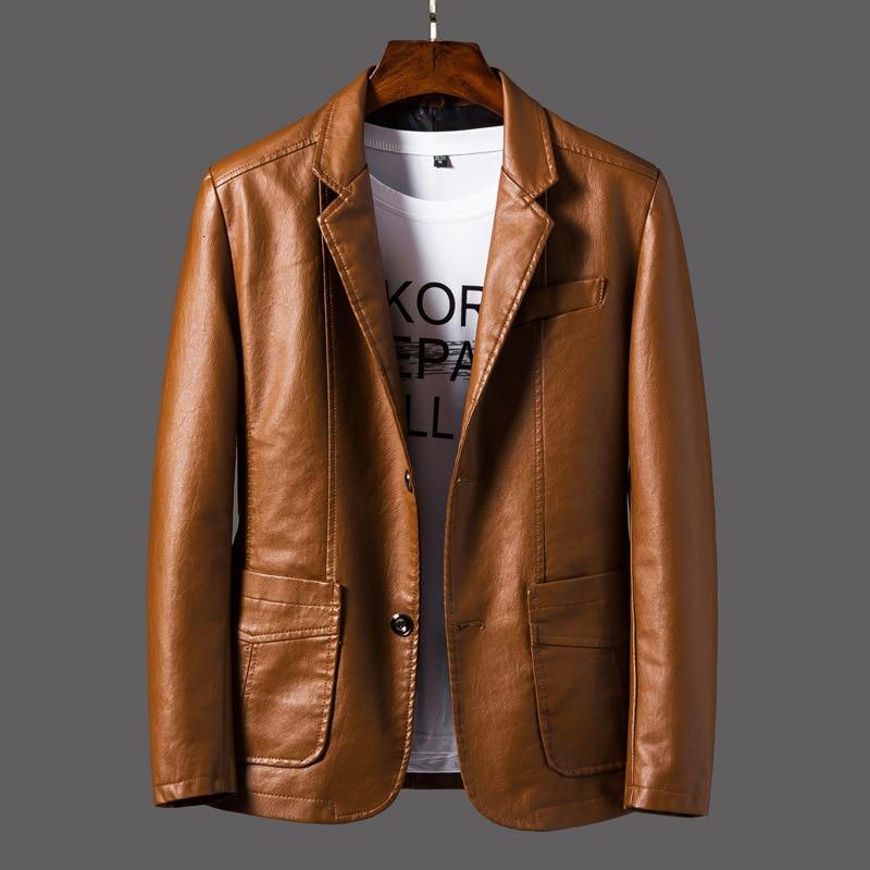 veste blazer en cuir pour homme 3