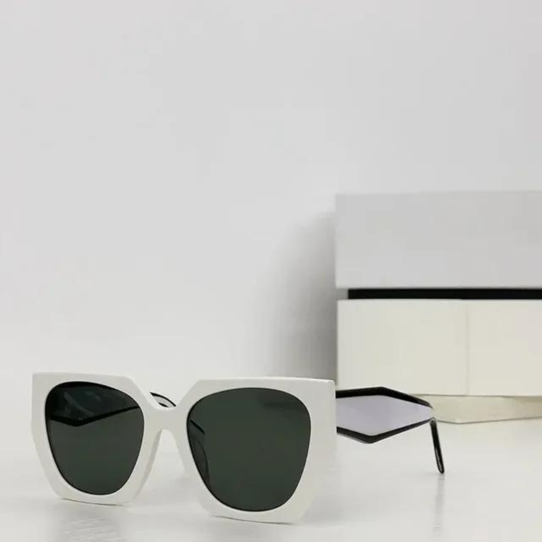 Lunettes de soleil rondes à œil de chat