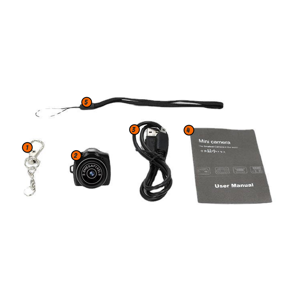Caméra Numérique Mini 13MP Écran 2 Pouces Silicone Écologique Résistant aux Chocs-4