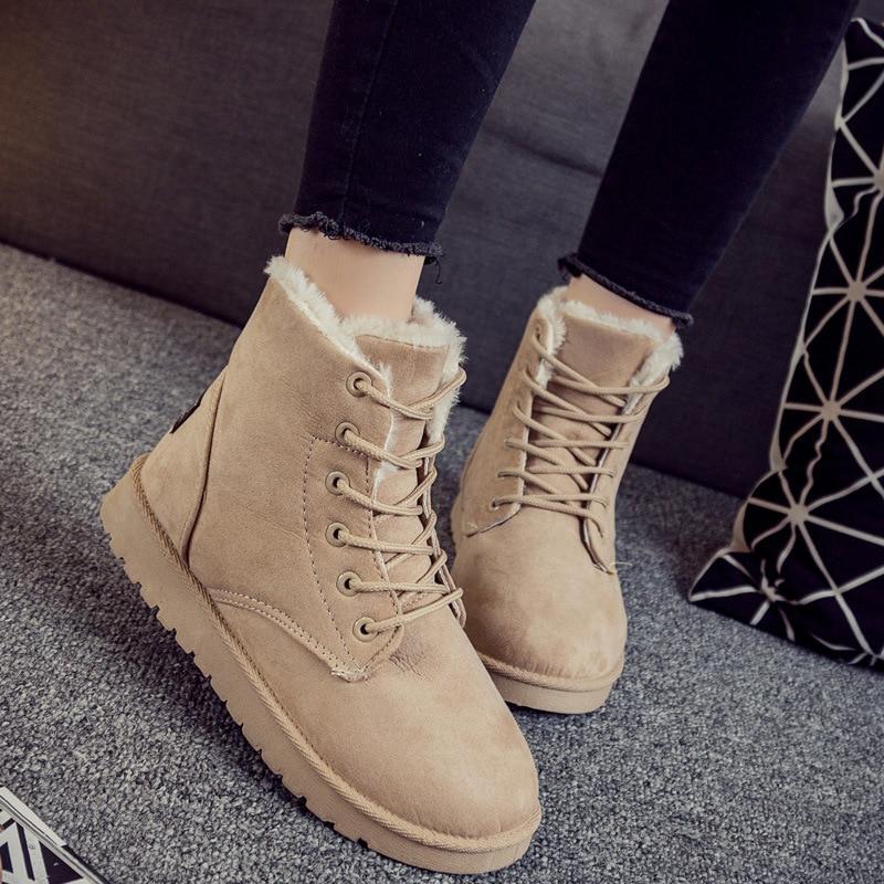 Bottes de neige en peluche