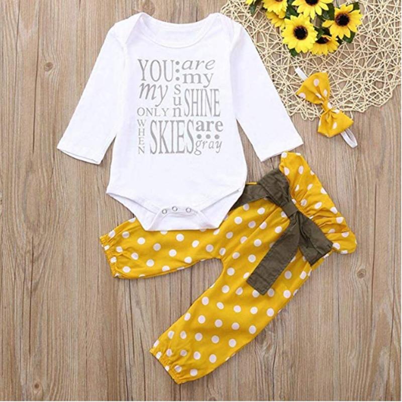 Ensemble grenouillère pour bébé You Are My Sunshine