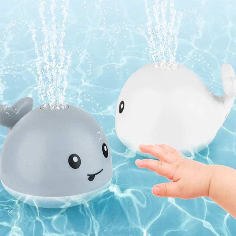 Jouets de bain baleine à jet d'eau