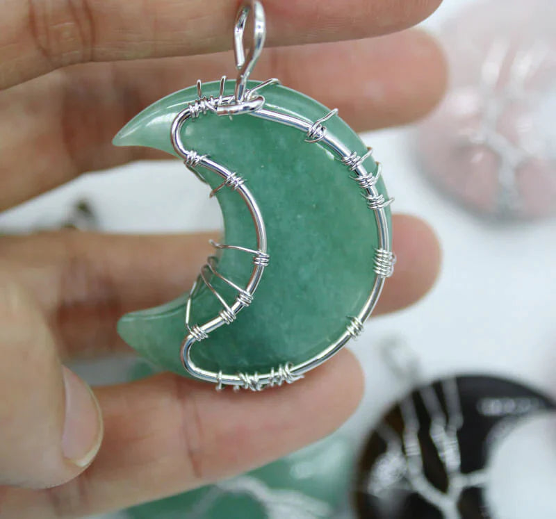 Collier demi-lune Arbre de vie