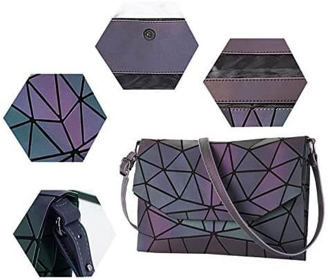 Sac à main géométrique lumineux