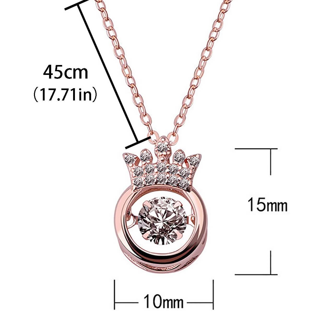 Collier Couronne dansante