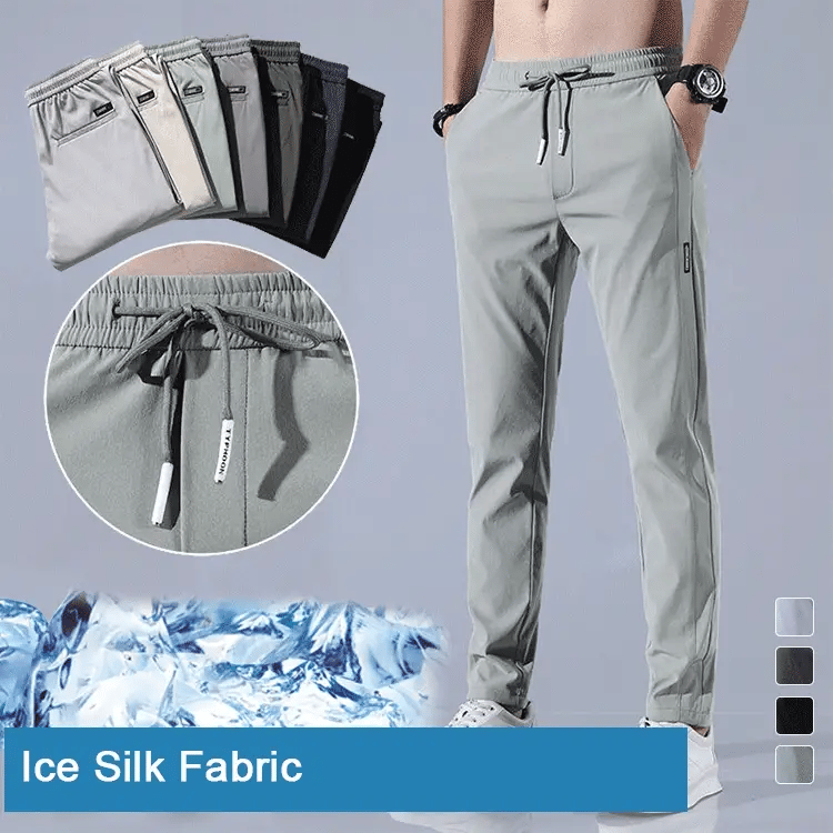 Jean Homme Bleu Extensible Moderne Coton Coupe Ajustée-1