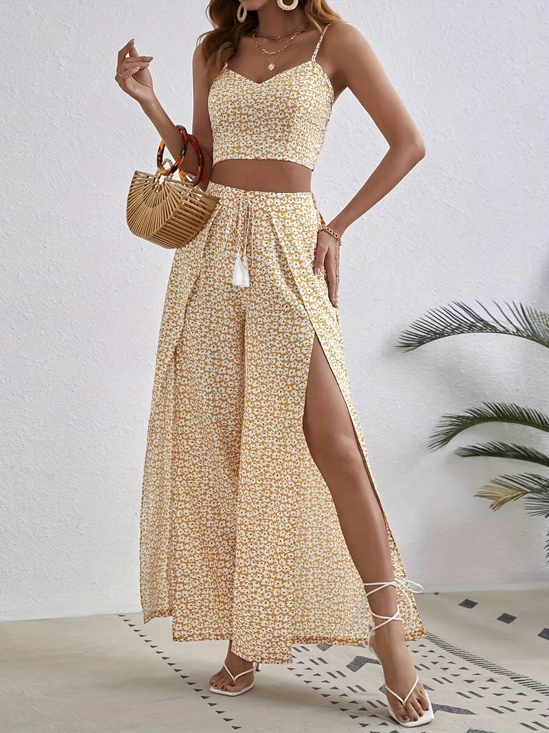 Variant image for Ensemble Femme Décontracté Floral 100% Coton-17