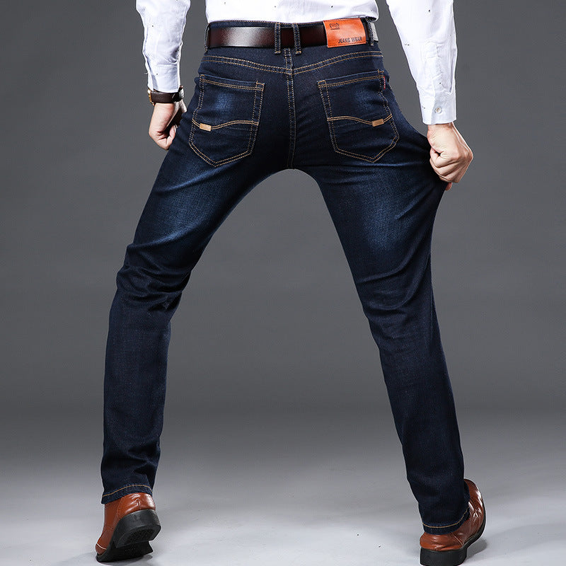 Jean Homme Confortable Ajusté en Denim Stretch Coton