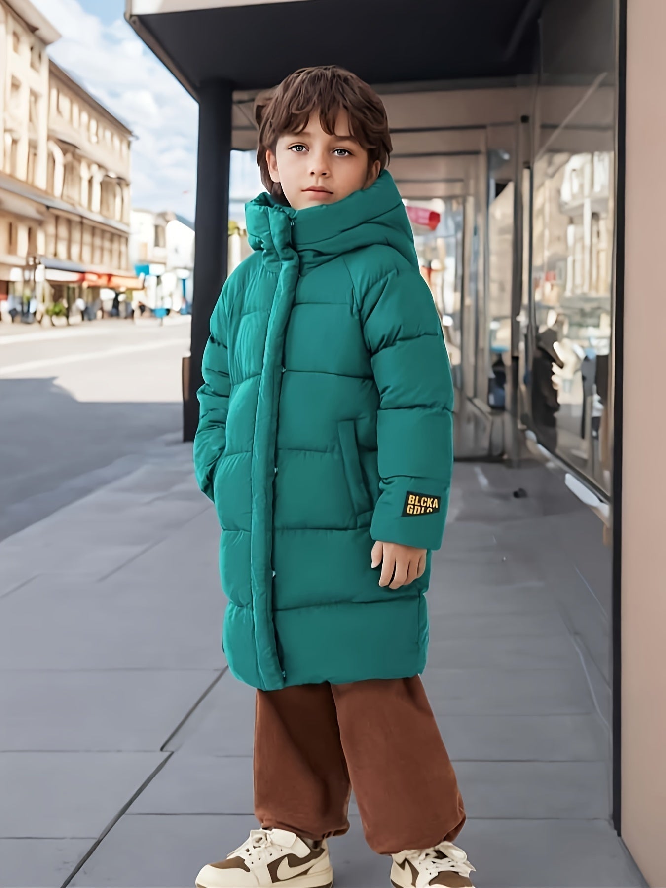 Veste Demi-Longue Garçon Tissu Respirant Fermeture Éclair 6