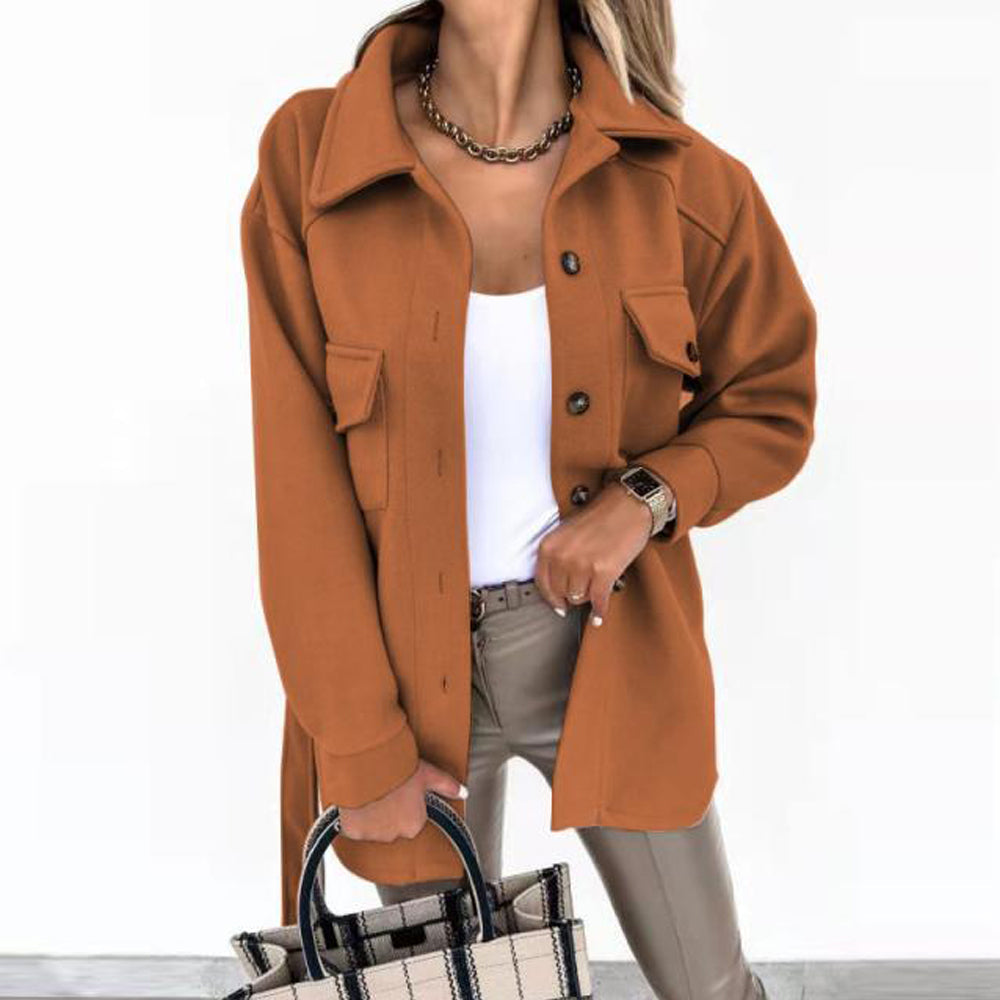Variant image for Veste Femme Élégante Tissu Léger Style Moderne-19