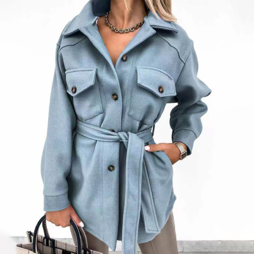 Variant image for Veste Femme Élégante Tissu Léger Style Moderne-1