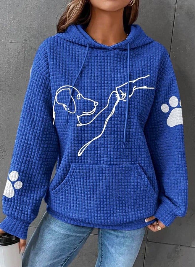 Sweat À Capuche Femme Confortable En Coton Doux 1