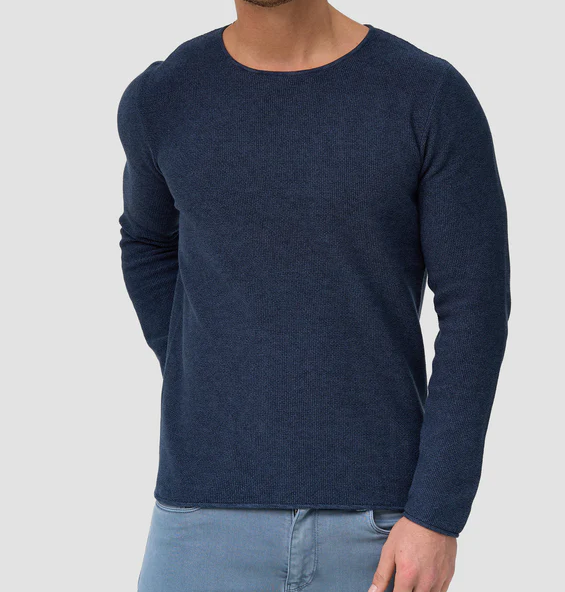 Variant image for Pull Homme Style Italien Fermeture Éclair 100% Coton-25