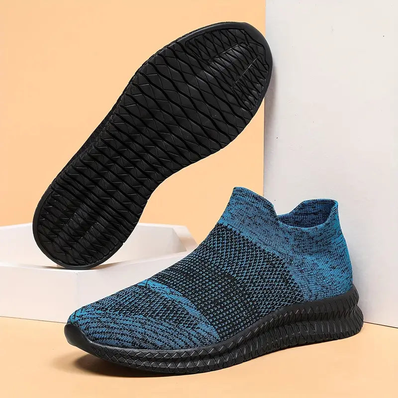 Chaussures pour Hommes Confortables Style Chaussette Tissu Extensible-6