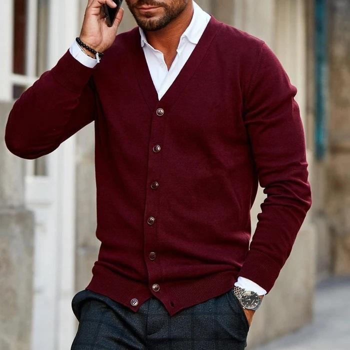 Gilet pour Hommes Décontracté en Tissu Doux 1