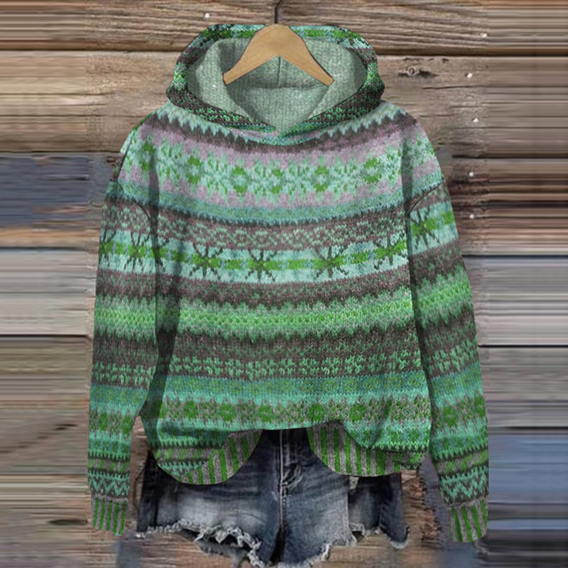 Sweat à Capuche Femme Élégant en Coton Doux 2