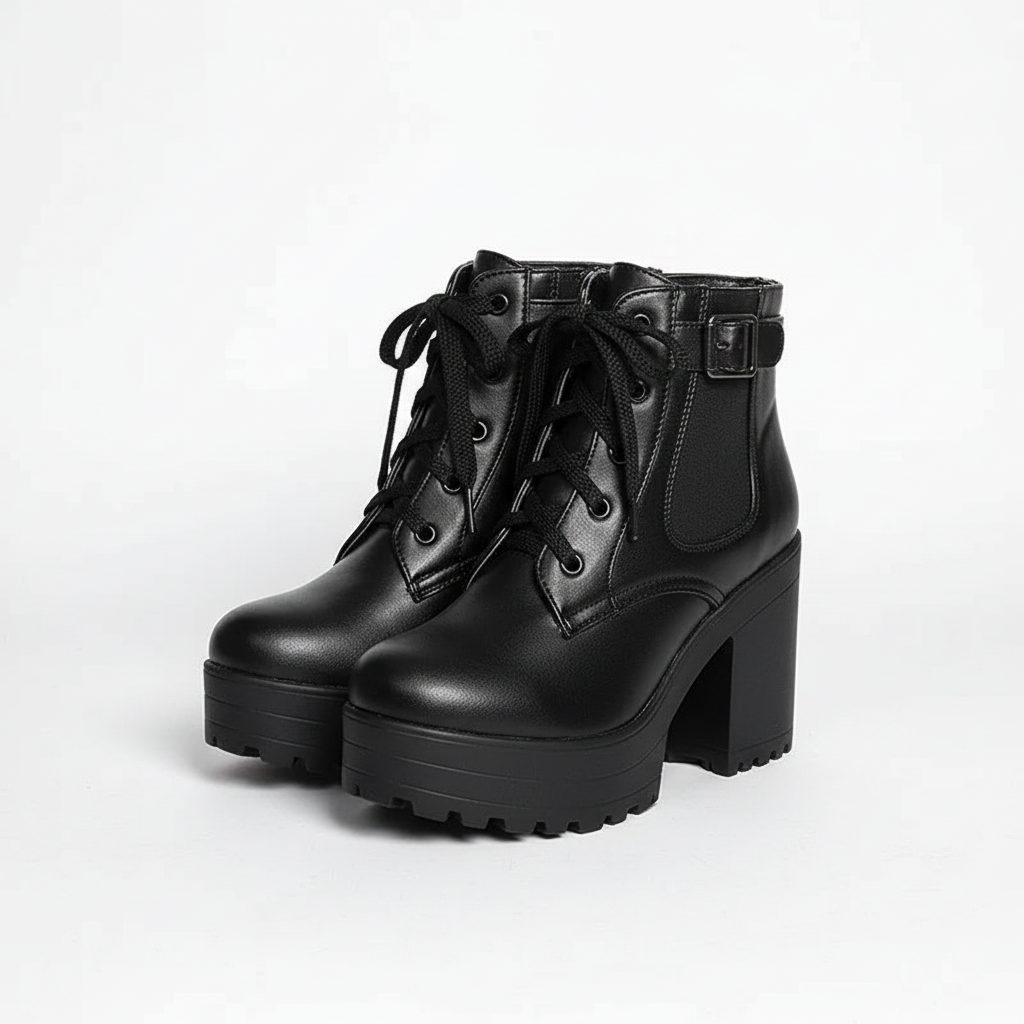 Bottes Femme à Brides Croisées