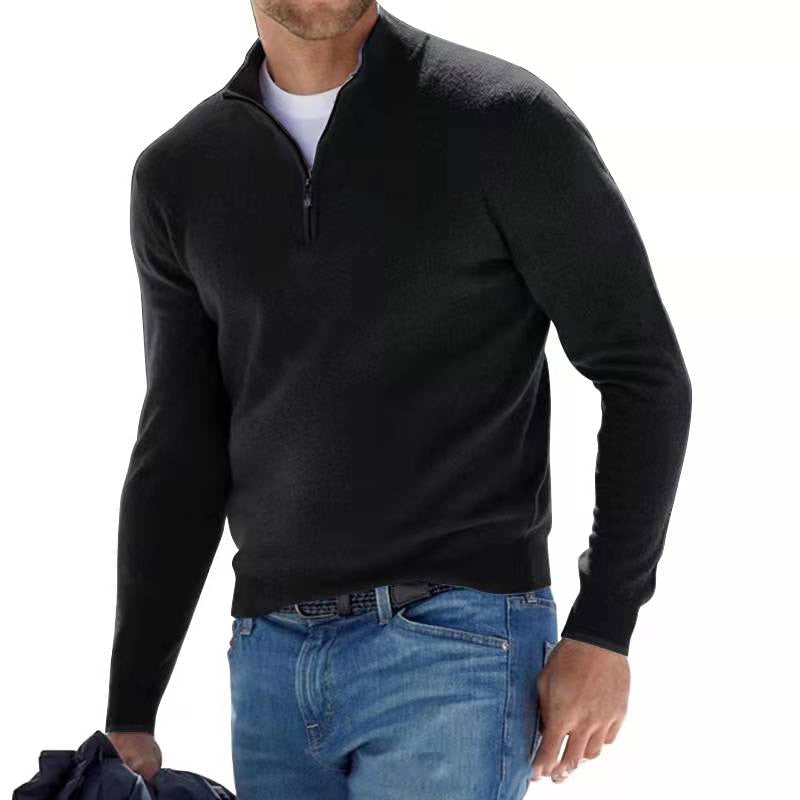 Pull Homme Hiver Manches Longues Tricot Polyvalent 100% Acrylique-1