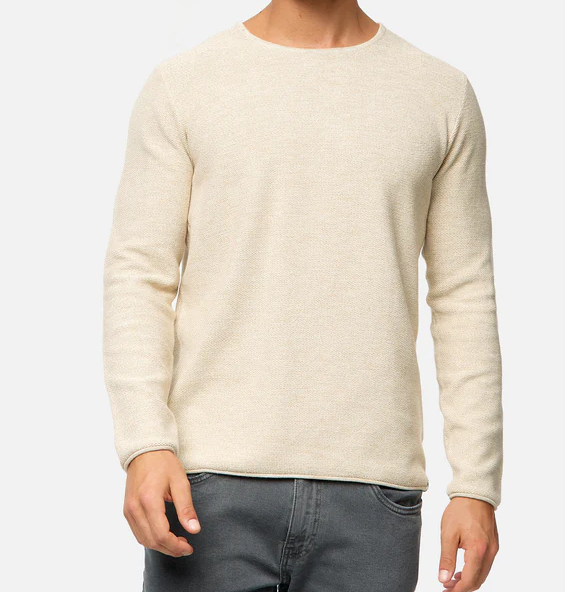 Variant image for Pull Homme Style Italien Fermeture Éclair 100% Coton-57