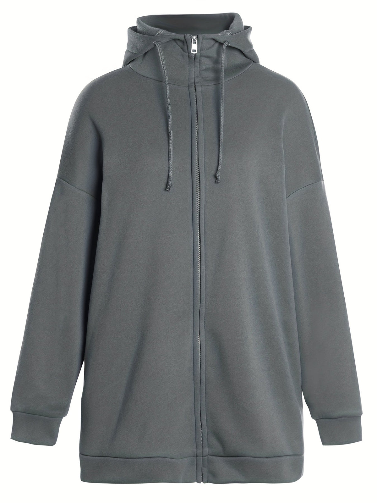 Variant image for Sweat à Capuche Femme Décontracté avec Fermeture Éclair en Coton-25