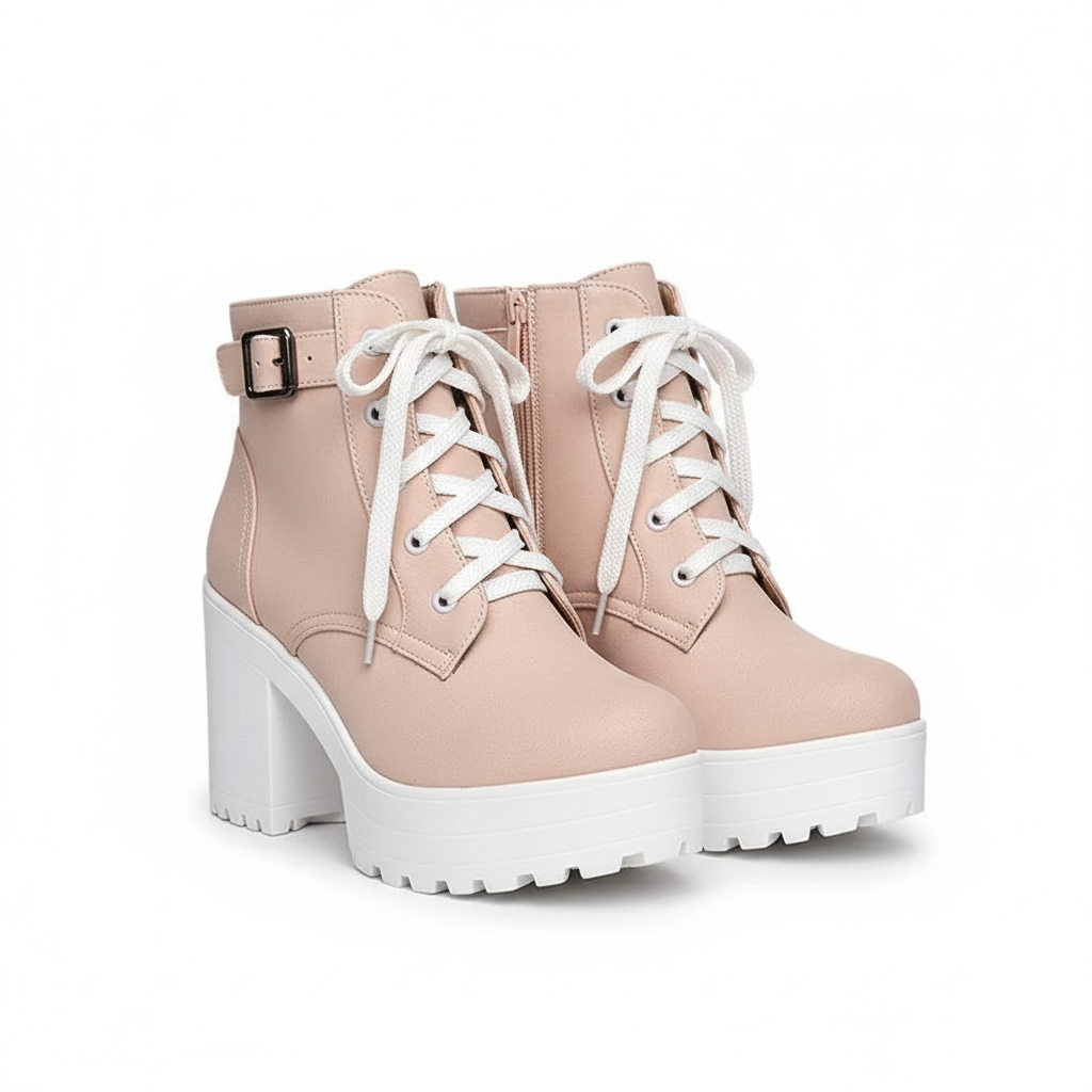 Bottes Femme à Brides Croisées